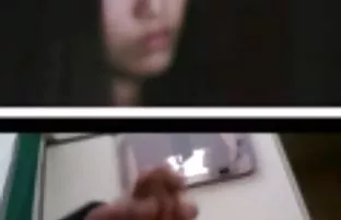 Brunette nahm eine B ...